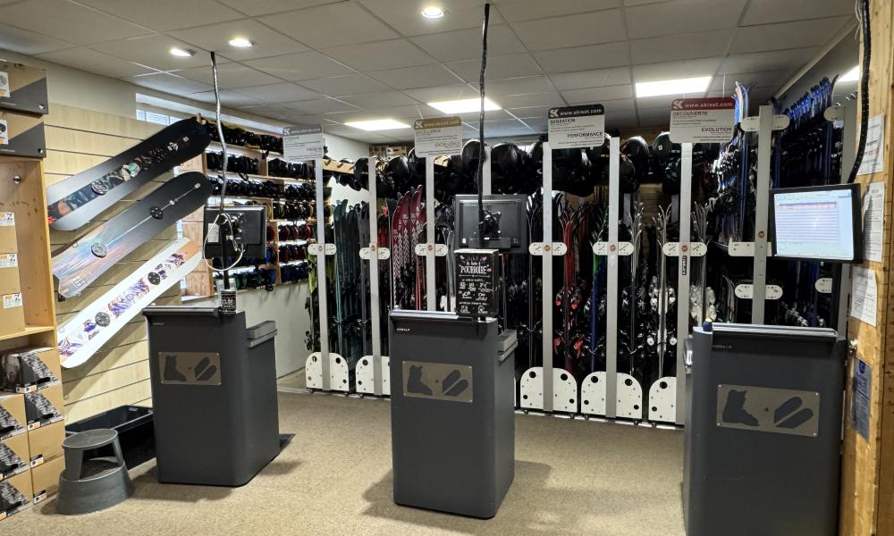 Ski equipment rental in Cauterets