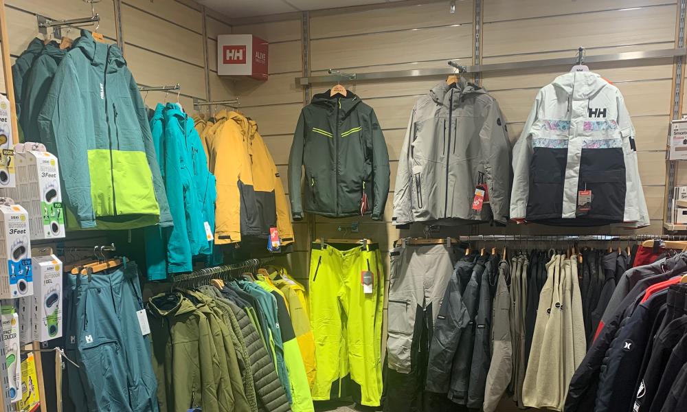 Ski clothing in Cauterets